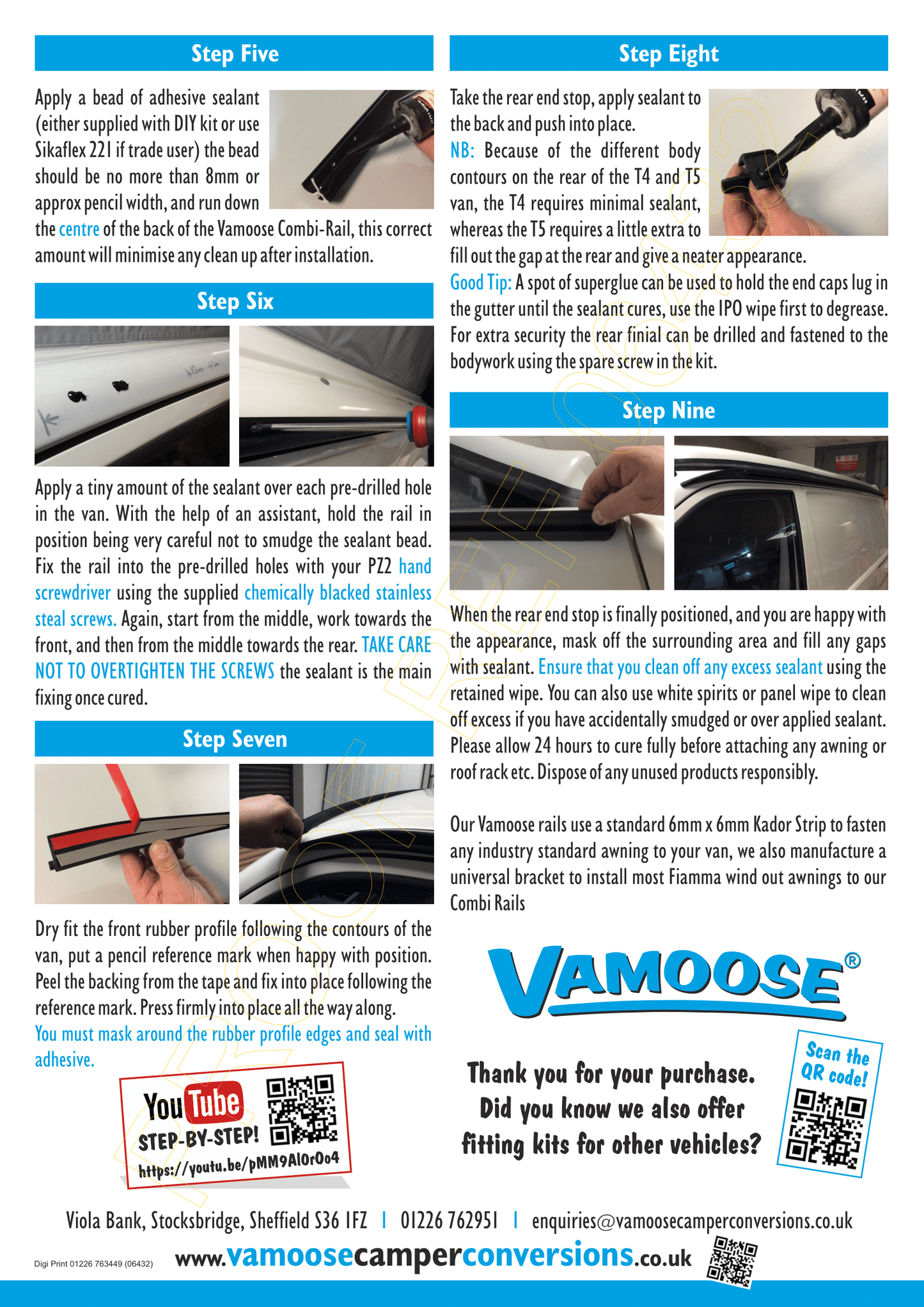 VAMOOSE AWNING COMBI RAILS - T7 MULTIVAN LIFE & STYLE