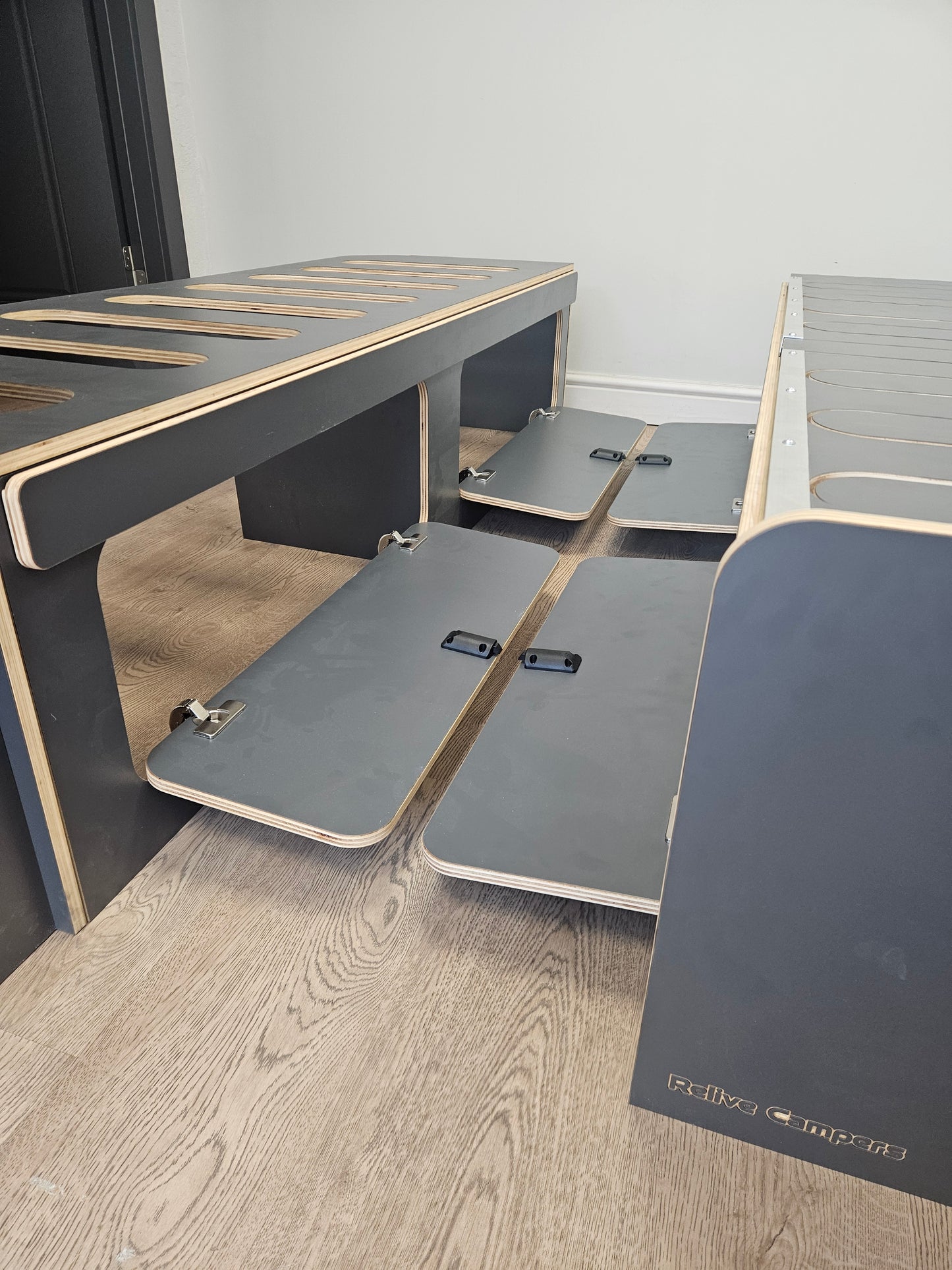 Campervan Bed and Cabinet- Customisable Colours - VW T5/T6/ LWB