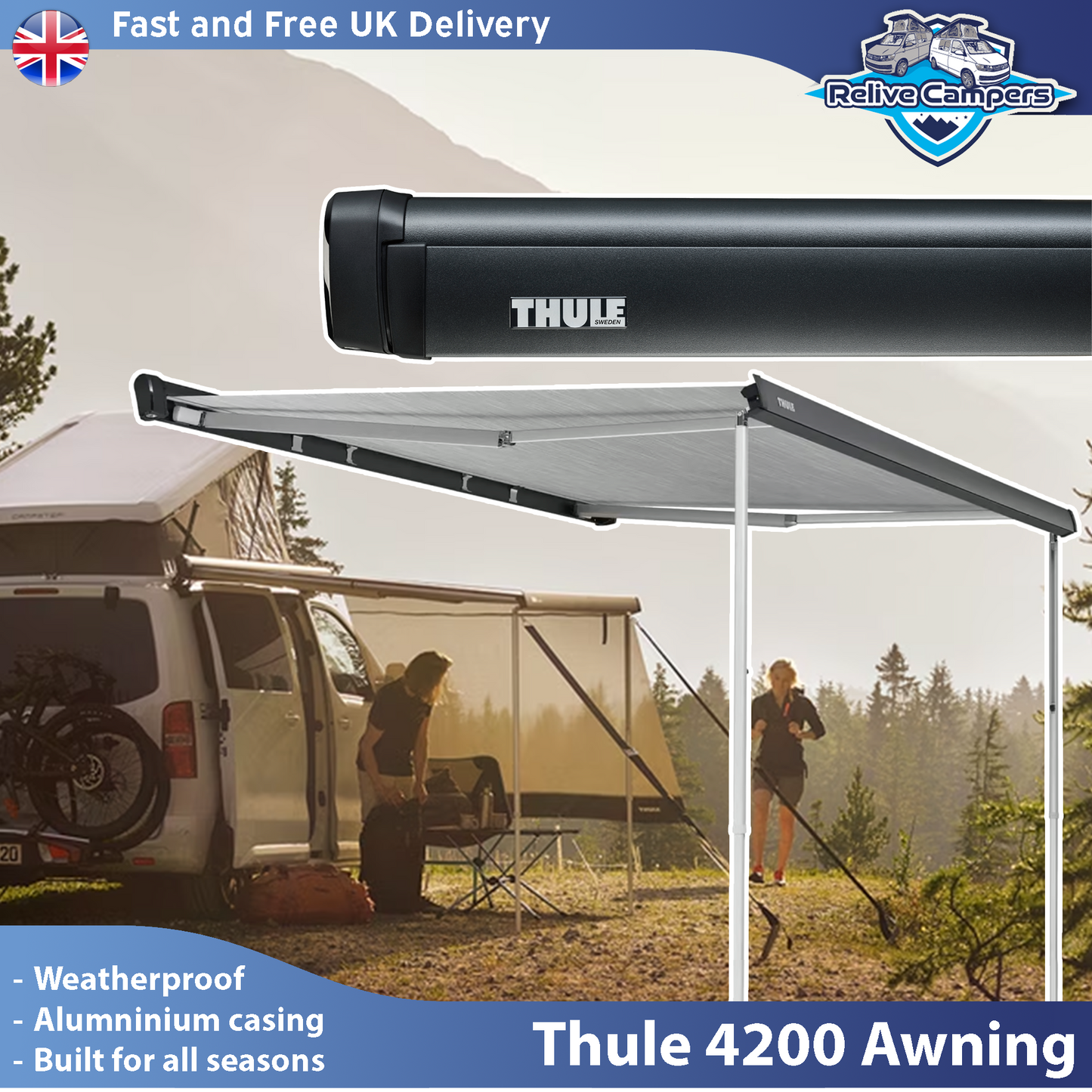 THULE 4200 (White/Silver/Black)