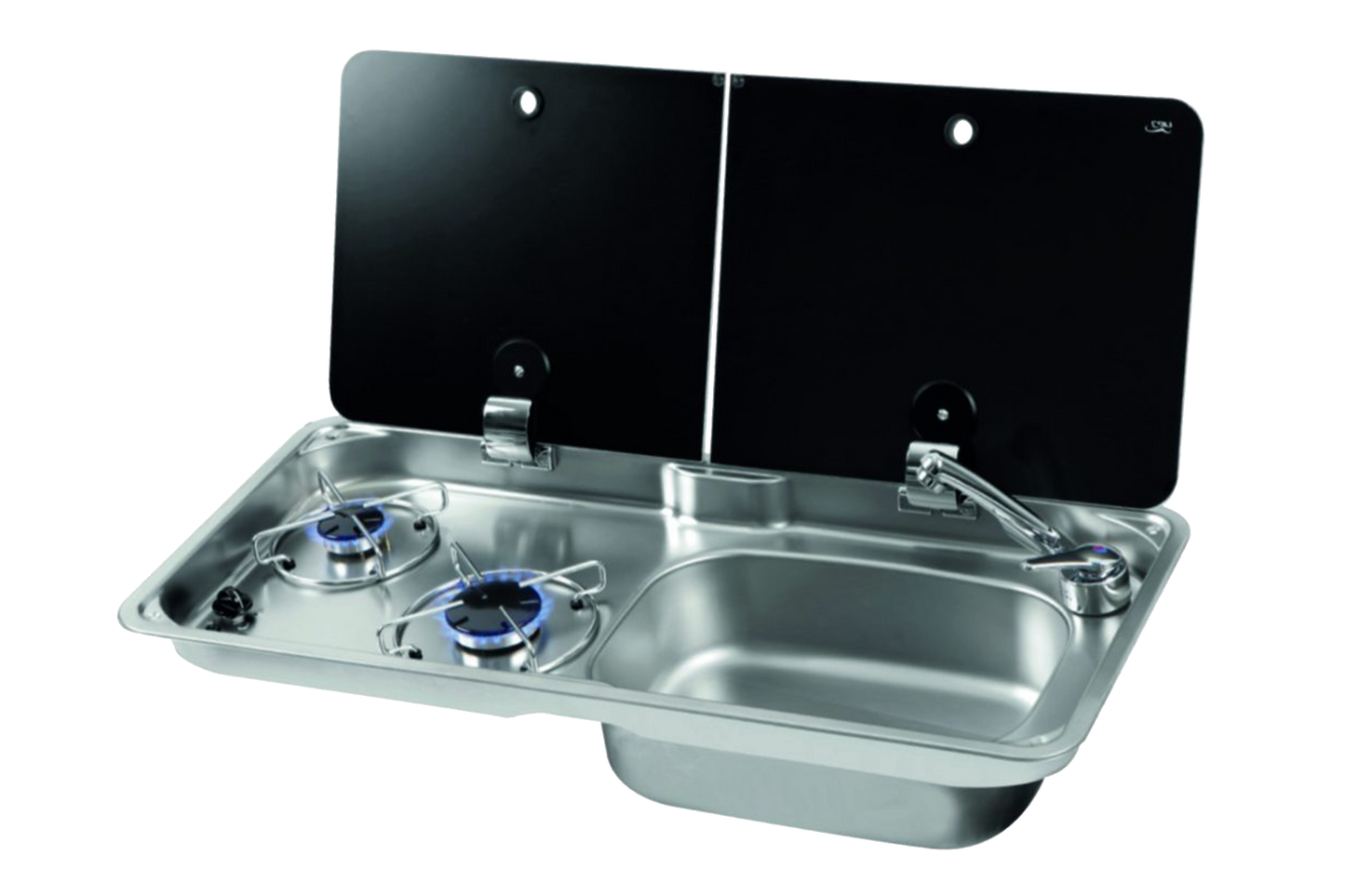 DOMETIC FL1766 SINK HOB COMBI (left or right hand), PIEZO IGNITE