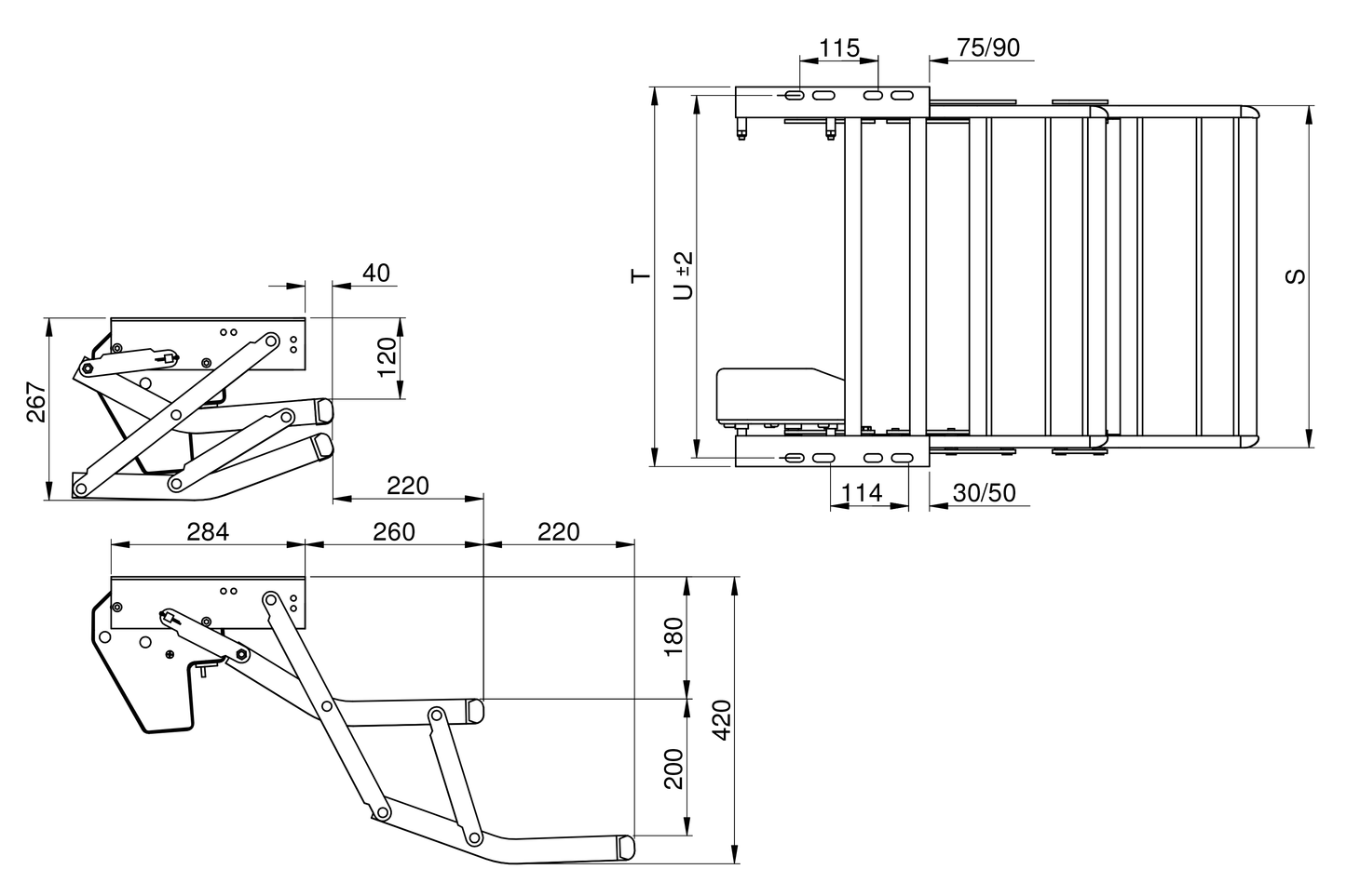 THULE DOUBLE DROP DOWN STEP 12V