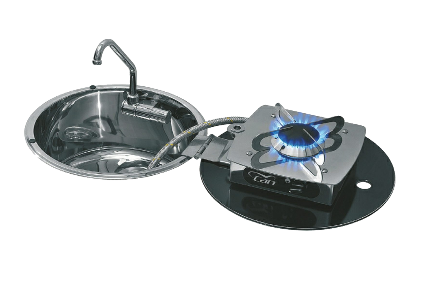 FOLDY - SINK/HOB COMBI, PIEZO IGNITE