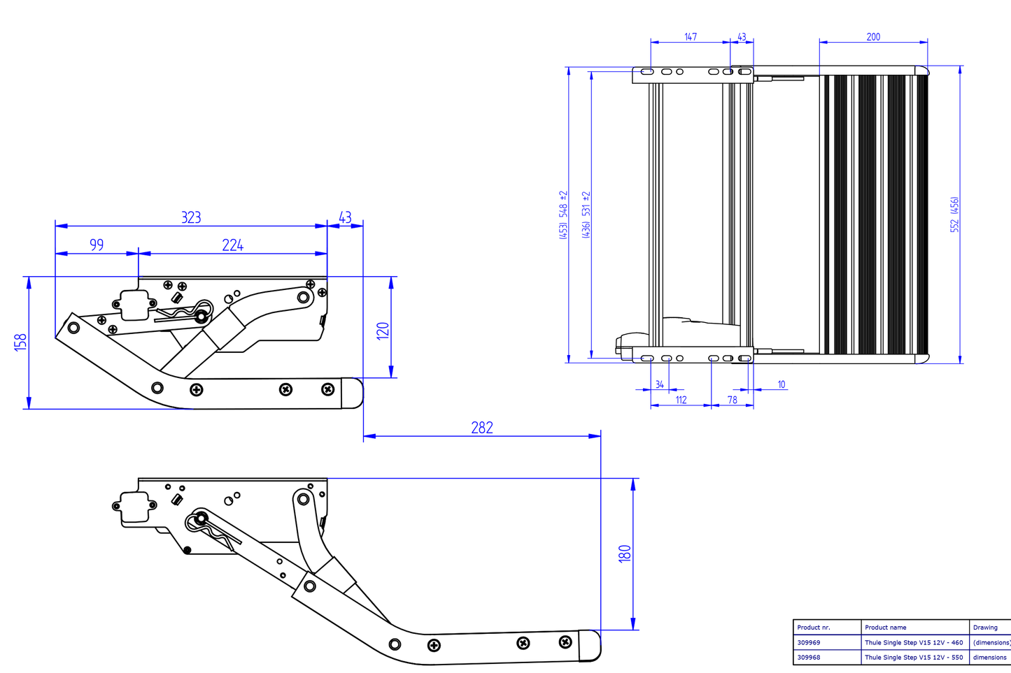 THULE COMPACT SINGLE STEP 12V