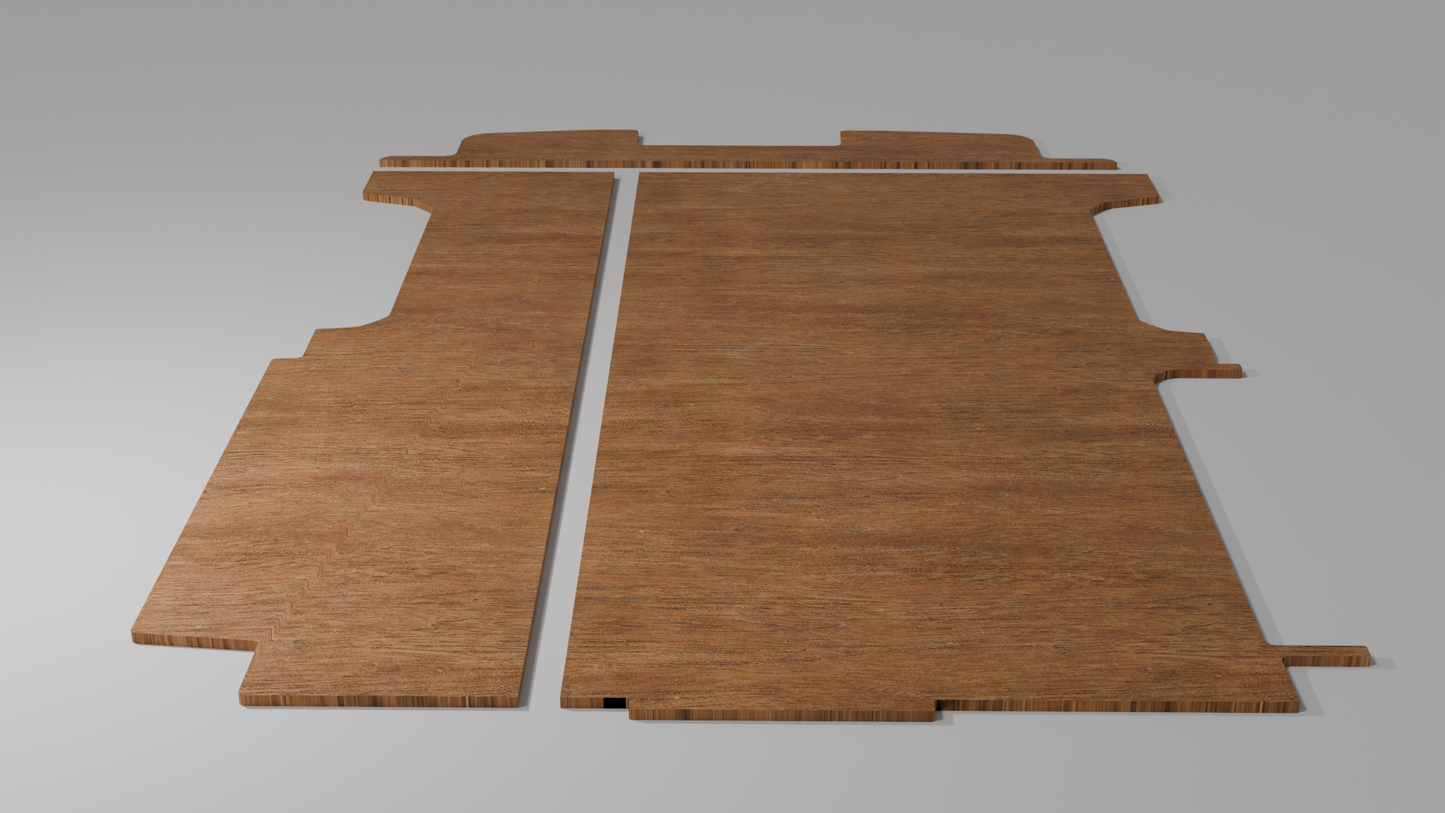 VW T7 Transporter / Ford Transit Custom 2024+ - 12mm Campervan Plywood Flooring (SWB)