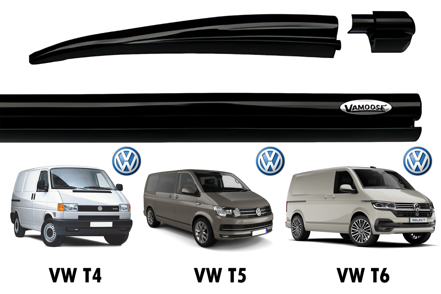 VAMOOSE AWNING COMBI RAILS - VW TRANSPORTER T4/T5/T6