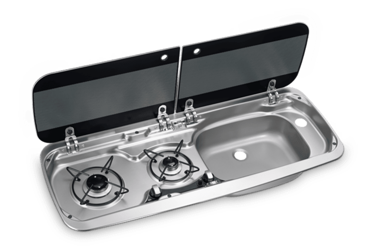 DOMETIC 9222 Sink+Hob (left or right hand), PIEZO IGNITE