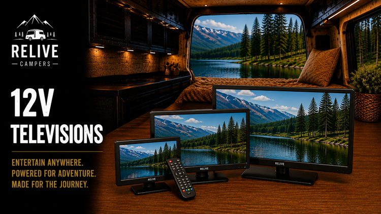 12V-Televisions Relive Campers and Conversions