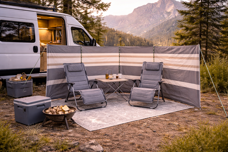 Windbreaks Relive Campers LTD