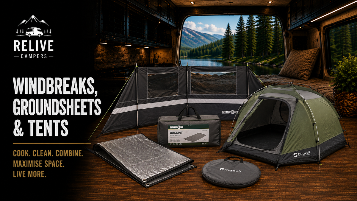 Windbreaks, Groundsheets & Tents