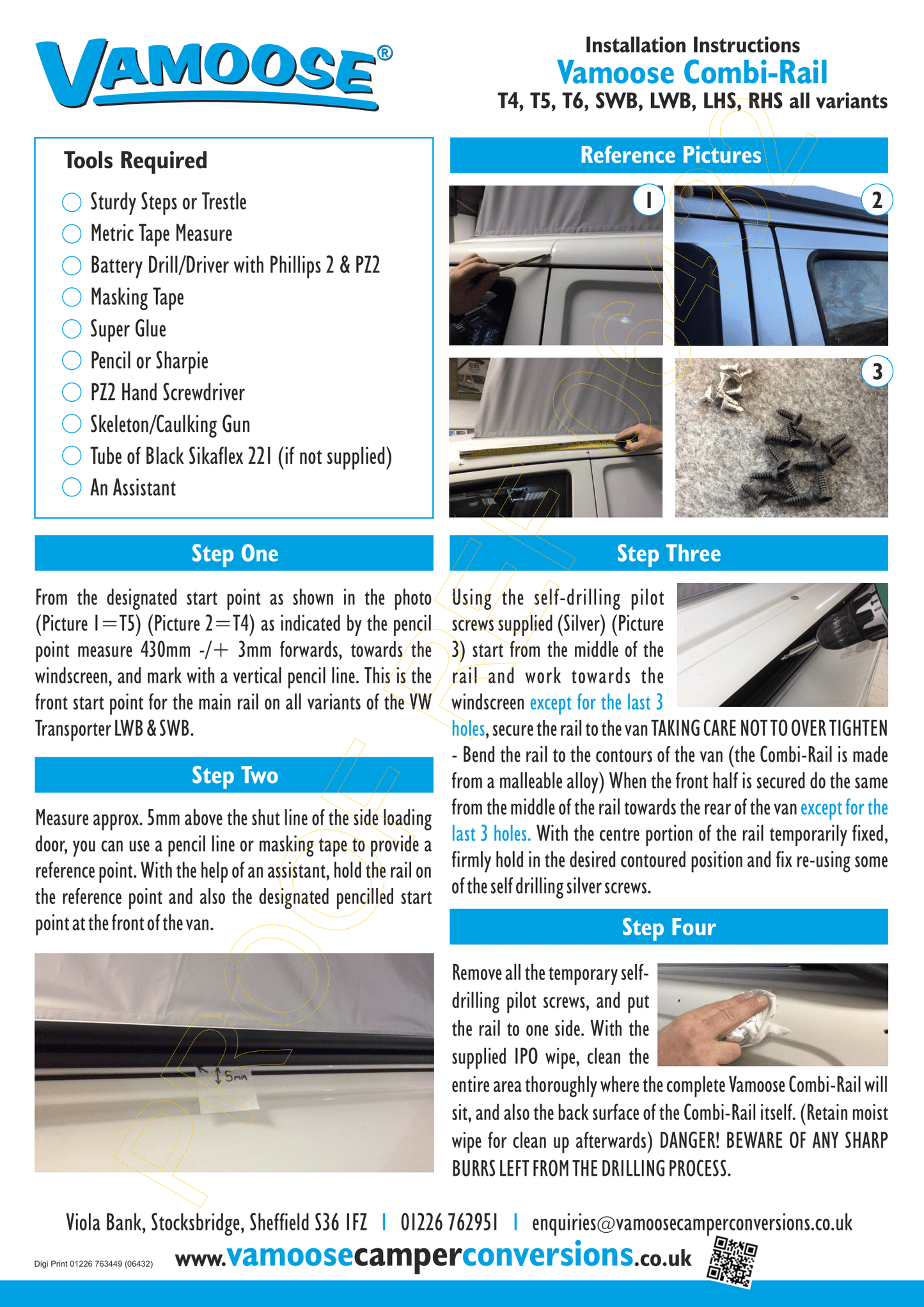 VAMOOSE AWNING COMBI RAILS - T7 MULTIVAN LIFE & STYLE