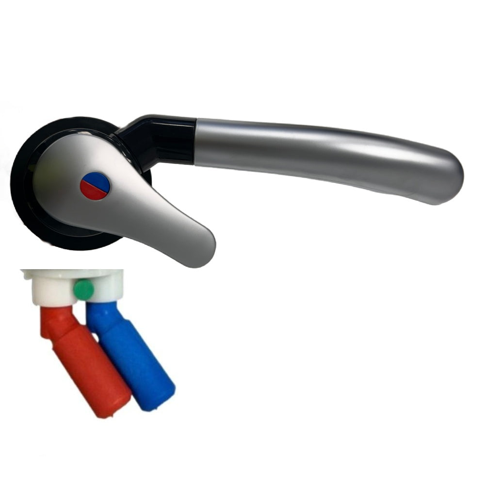 Reich R/H Twist Mixer Tap (Matt Chrome - Smooth Fittings)