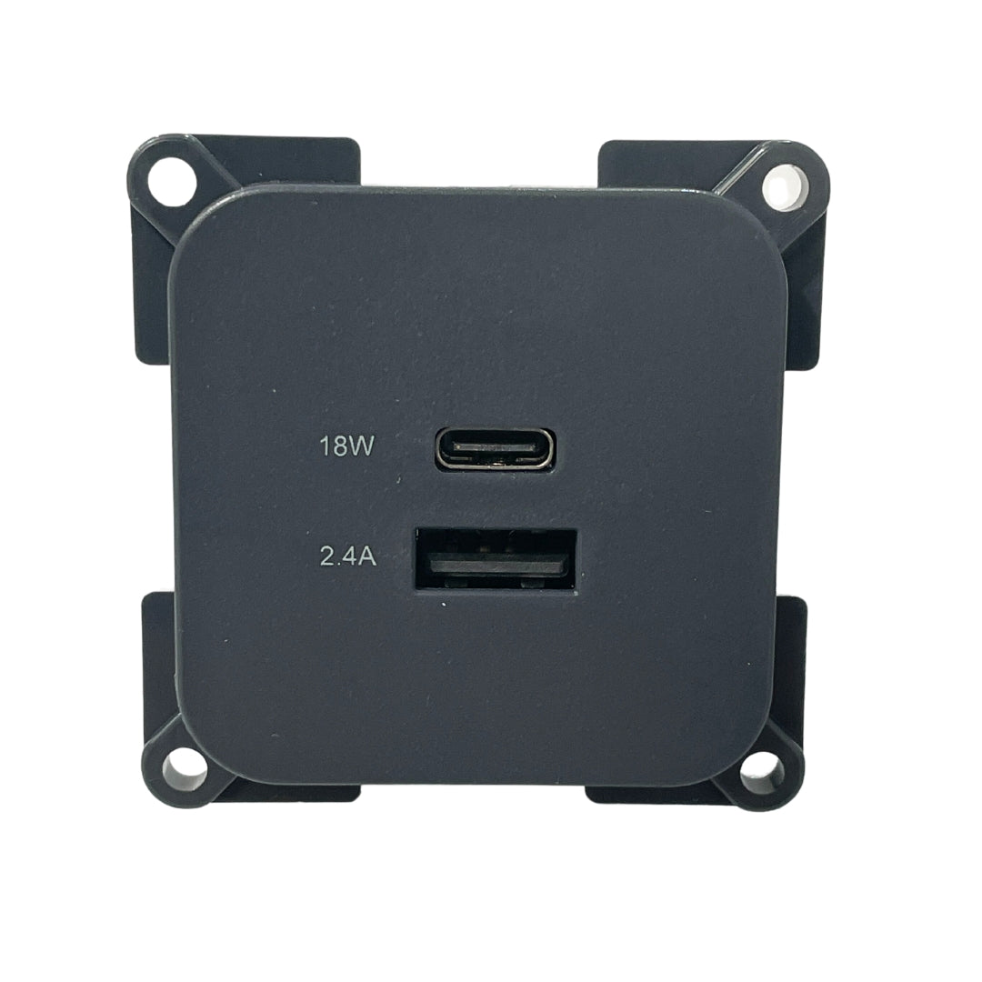 C-Line USB-A and USB-C charging socket for 12V and 24V systems