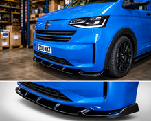 VW Transporter T7 V2 Gloss Black Front Splitter 2025 Onwards
