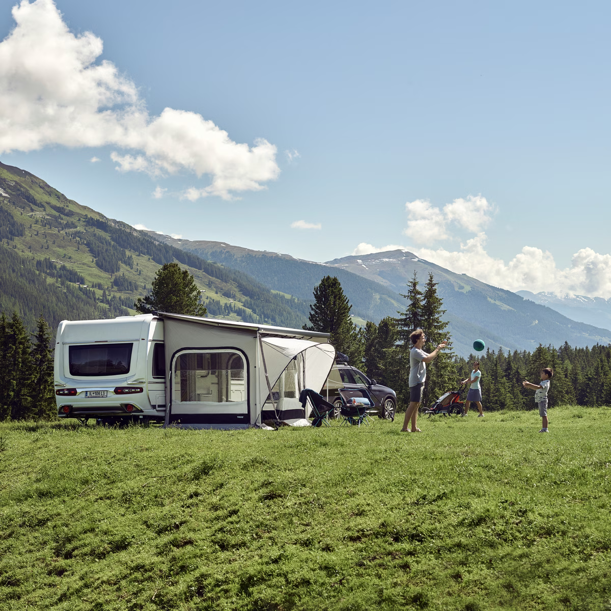 Thule QuickFit Awning Tent Set – Fast Setup Campervan Awning Tent