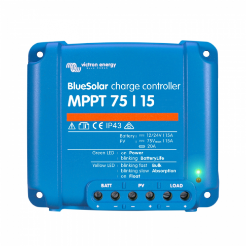 Victron BlueSolar MPPT Solar Charge Controller - 75/15 15A