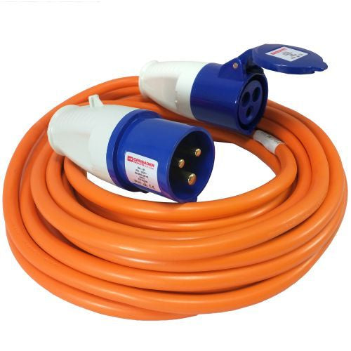15mtr Mains Hook Up Lead
To BS4343 and BS6500
Orange 2.5mm Cable 8-50015