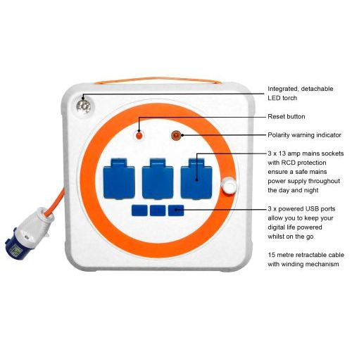 Powerpro Multi-Use 15m Mains Extension Lead