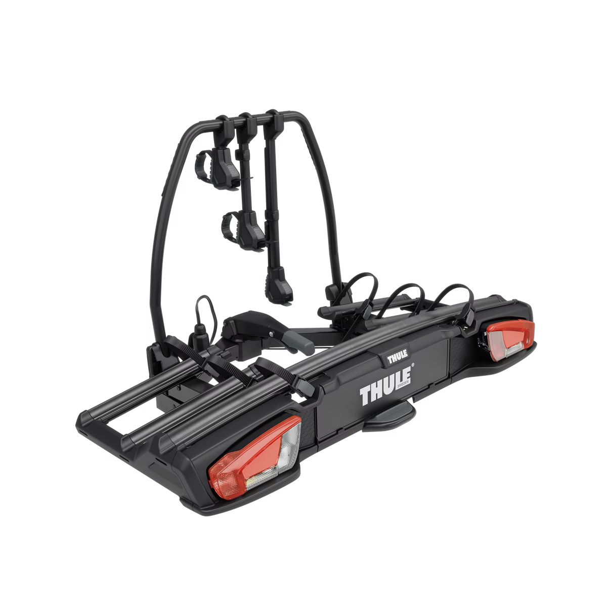 Thule VeloSpace XT 3 Bike Tow Bar Rack – Expandable 4 Bike E-Bike Carrier