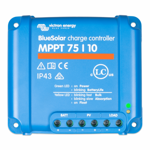 Victron BlueSolar MPPT Solar Charge Controller - 75/10 10A