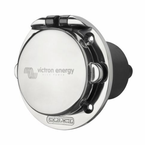 Victron 16A 250VAC Stainless Steel Power Inlet (2p/3w) - VPINLET