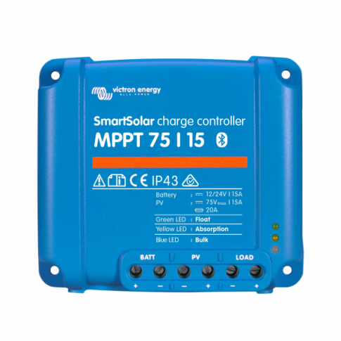 Victron SmartSolar MPPT Bluetooth Solar Charge Controller - 75/15 15A