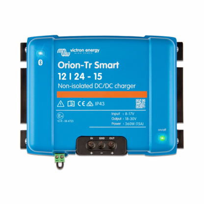 Victron Orion Smart DC-DC Battery Charger - 12V to 24V 15A Non-Isolated