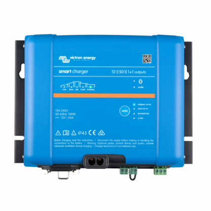 Victron Smart IP43 Mains Battery Charger - 12/50(1+1)