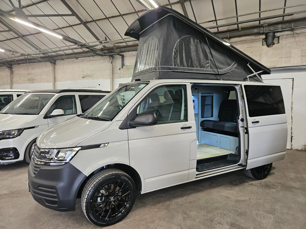 Campervan in the Relive workshop