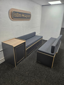 Campervan Bed and Cabinet- Customisable Colours - VW T5/T6/ LWB Hydrogen-store