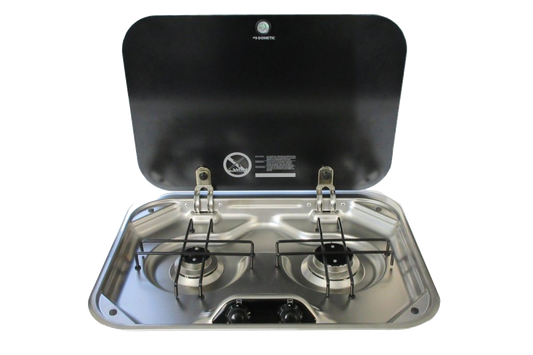 2 BURNER HOB, PIEZO IGNITE