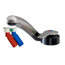 Reich Twist L/H Mixer Tap (Matt/Nickel - Smooth Fittings)