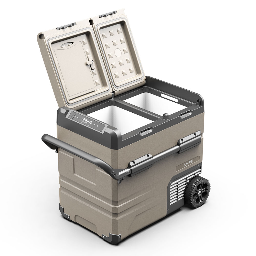 AMPS Portable Fridge 12V FP55 Cool Box 45L Battery Powered