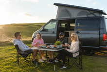 Royal Leisure Kingham Large Adjustable Camping Table – Foldable Steel Table