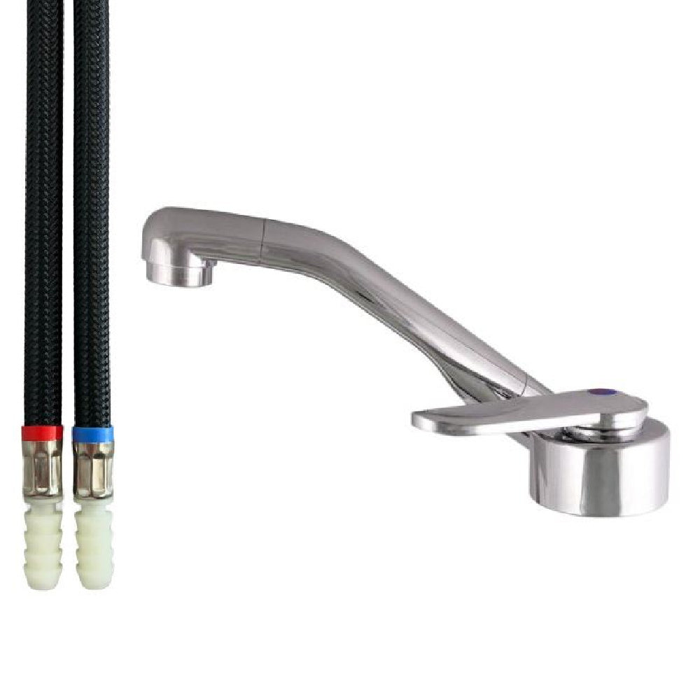Comet Florenz Mixer Tap (Chrome - Serrated Hose Fittings)
