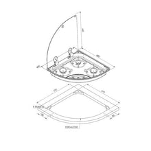 CAN FC1344-E RH 3 Burner LPG Hob with 12V Ignition