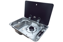 DOMETIC FL1323 Sink+Hob  (left or right hand), PIEZO IGNITE Relive Campers