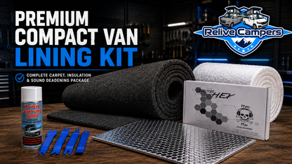 Relive Premium Compact Van Lining Bundle | Carpet, Insulation & Adhesive Kit