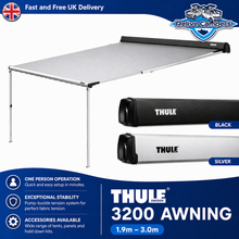 Thule 3200 Campervan Awning (Silver/Black) – Manual Cassette Awning 1.9m–3.0m