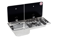 DOMETIC FL1401 Sink+Hob  (left or right hand), PIEZO IGNITE Relive Campers