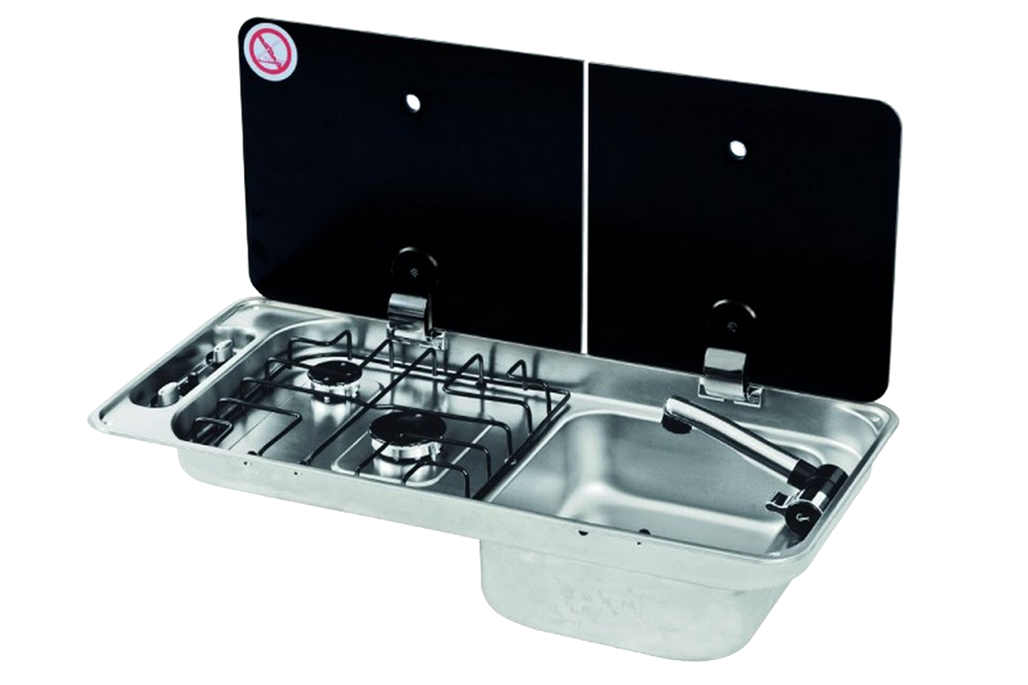 DOMETIC FL1401 Sink+Hob  (left or right hand), PIEZO IGNITE Relive Campers