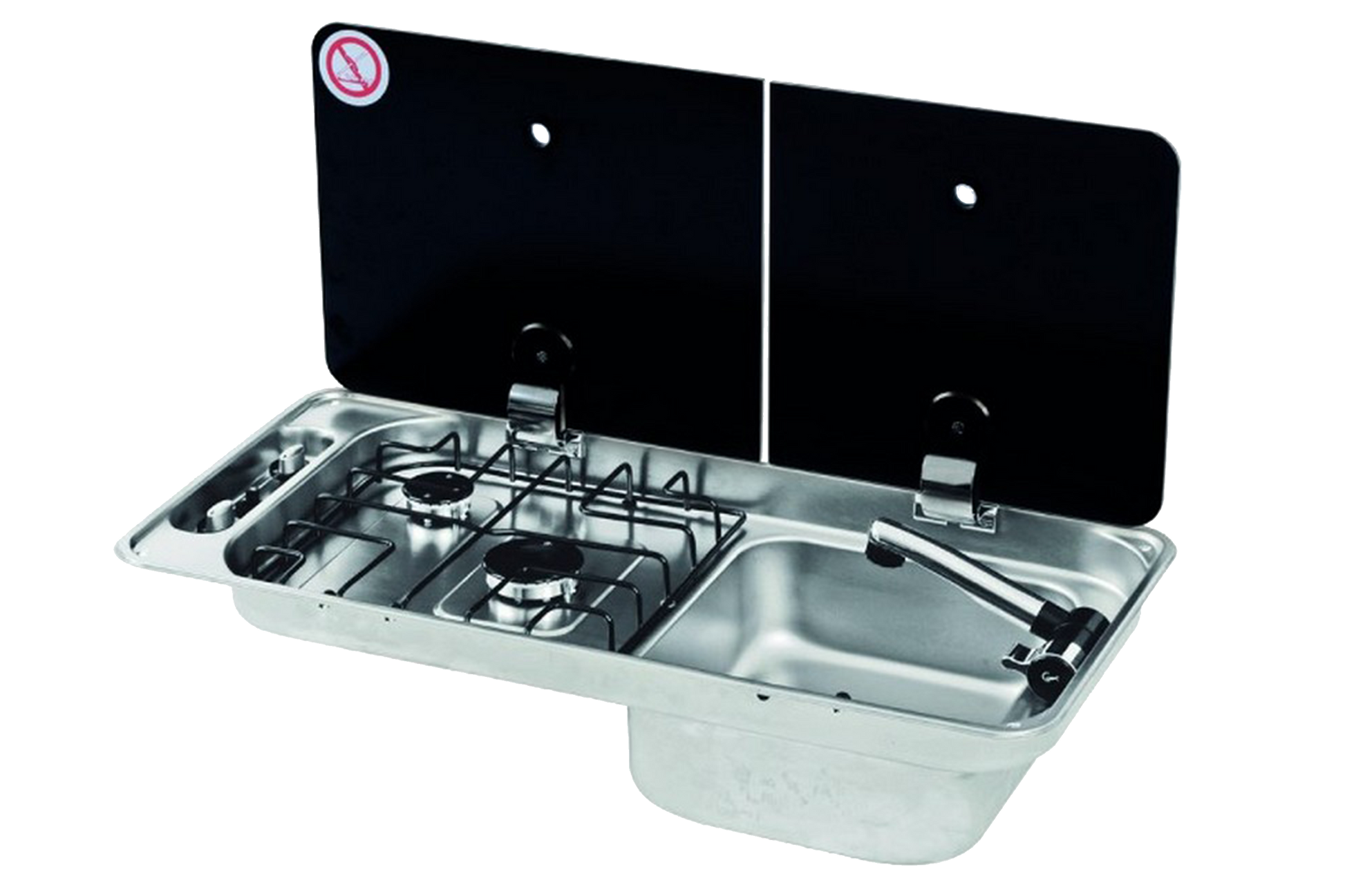 DOMETIC FL1401 Sink+Hob  (left or right hand), PIEZO IGNITE Relive Campers