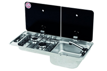DOMETIC FL1401 Sink+Hob  (left or right hand), PIEZO IGNITE Relive Campers