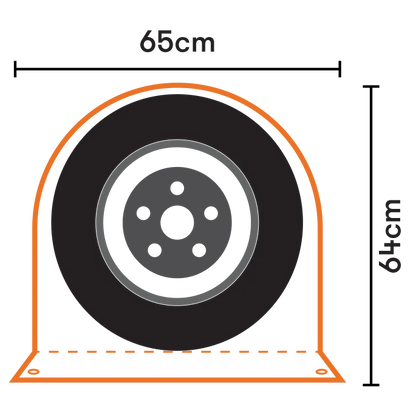 Vehicle Wheel Cover for Caravan, Motorhome & Campervan