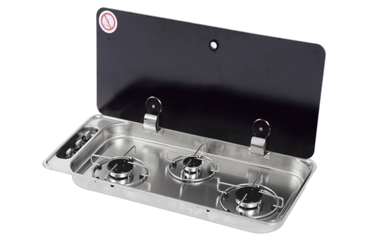 3 BURNER HOB, ELECTRIC IGNITION