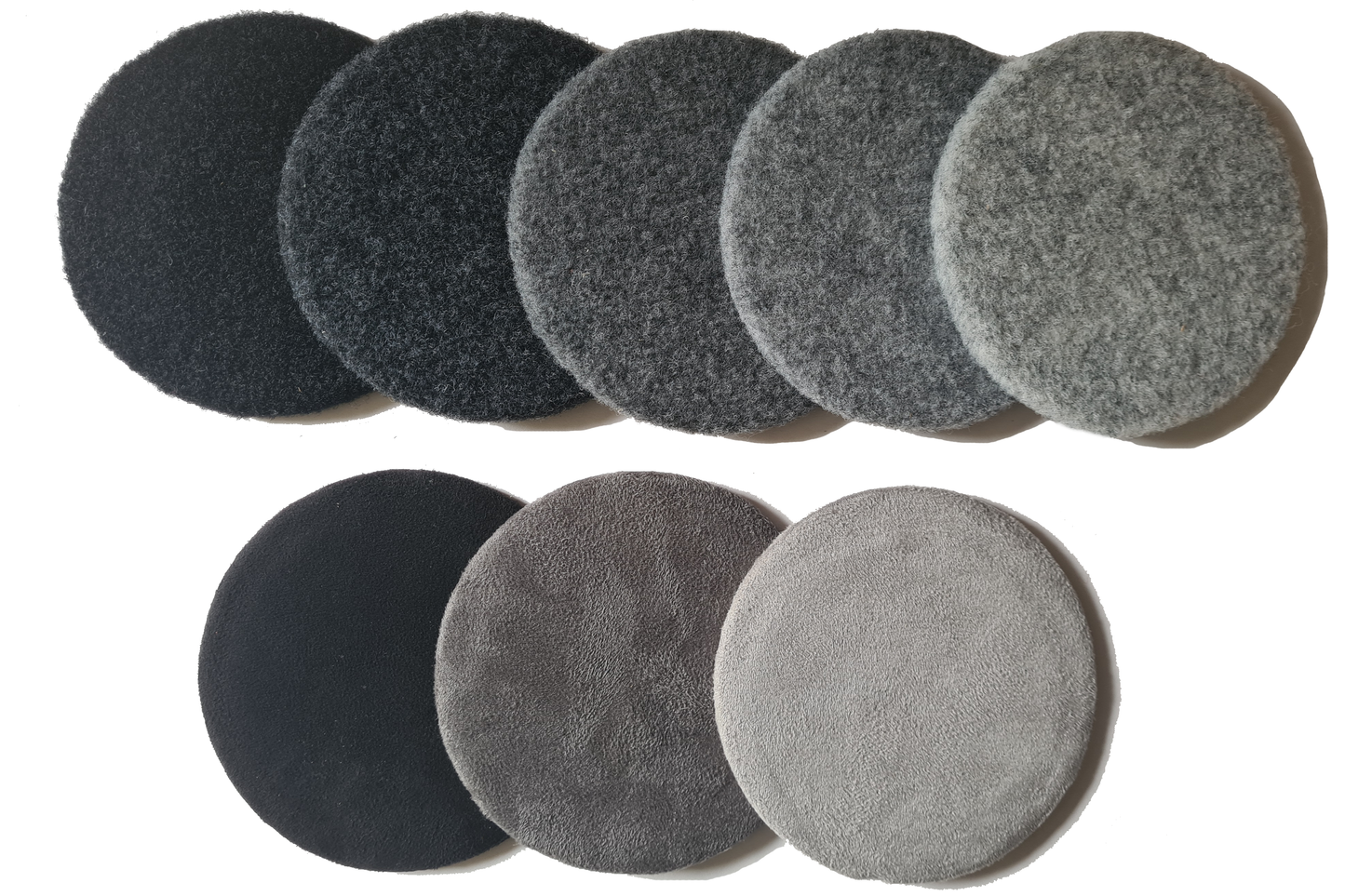 4 WAY STRETCH FAUX SUEDE LINING - Light Grey - Graphite - Black