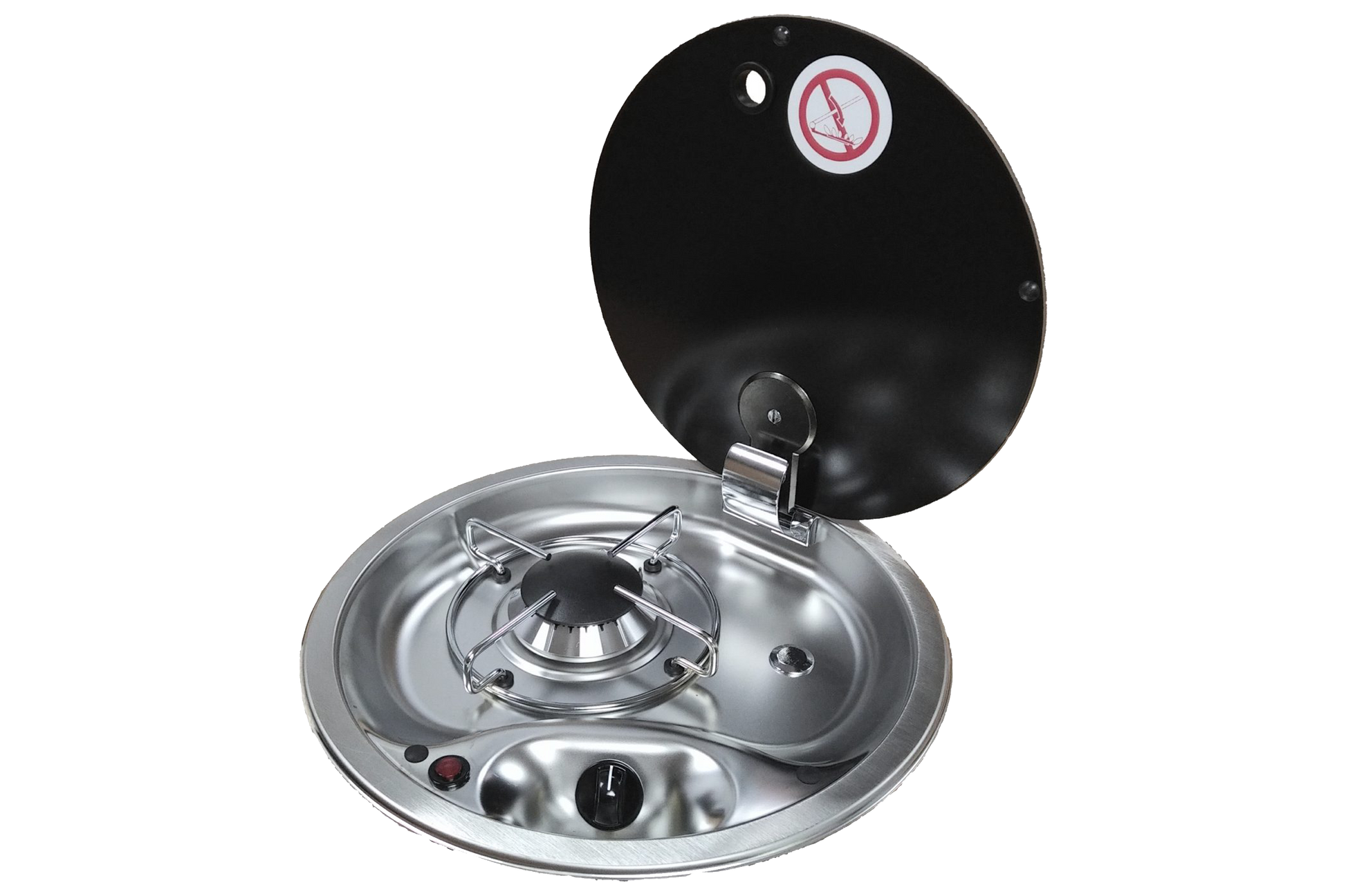 ROUND 1 BURNER HOB, PIEZO IGNITE Relive Campers