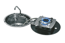 FOLDY - SINK/HOB COMBI, PIEZO IGNITE Relive Campers