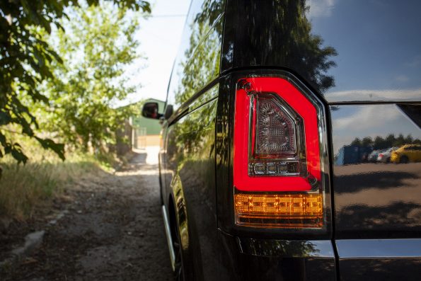 VW T6 Tailgate Black Smoke LED Rear Lights – Sequential Indicators