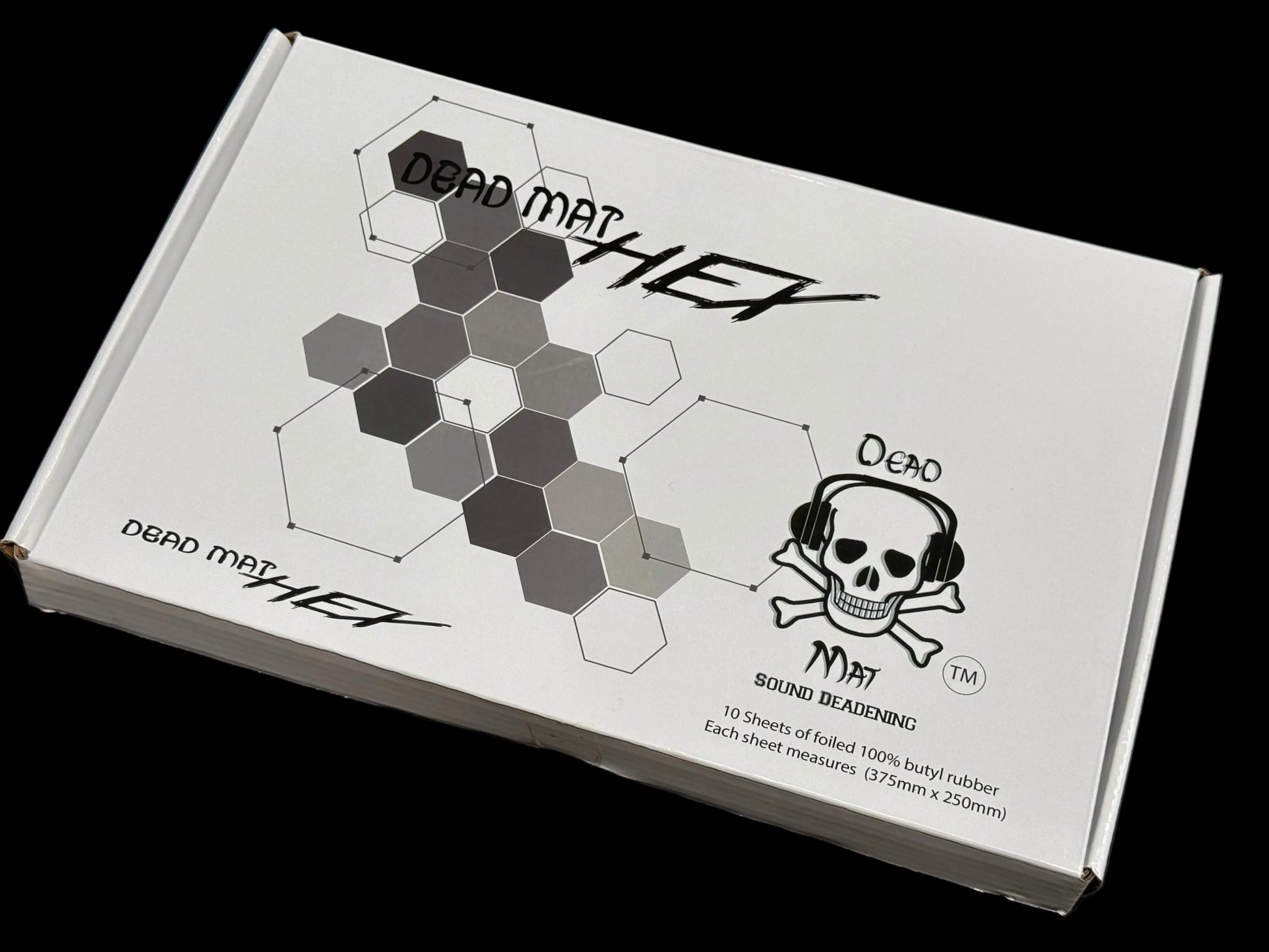 Dead Mat Hex 1.8mm Butyl Sound Deadening Sheets 10 Pack