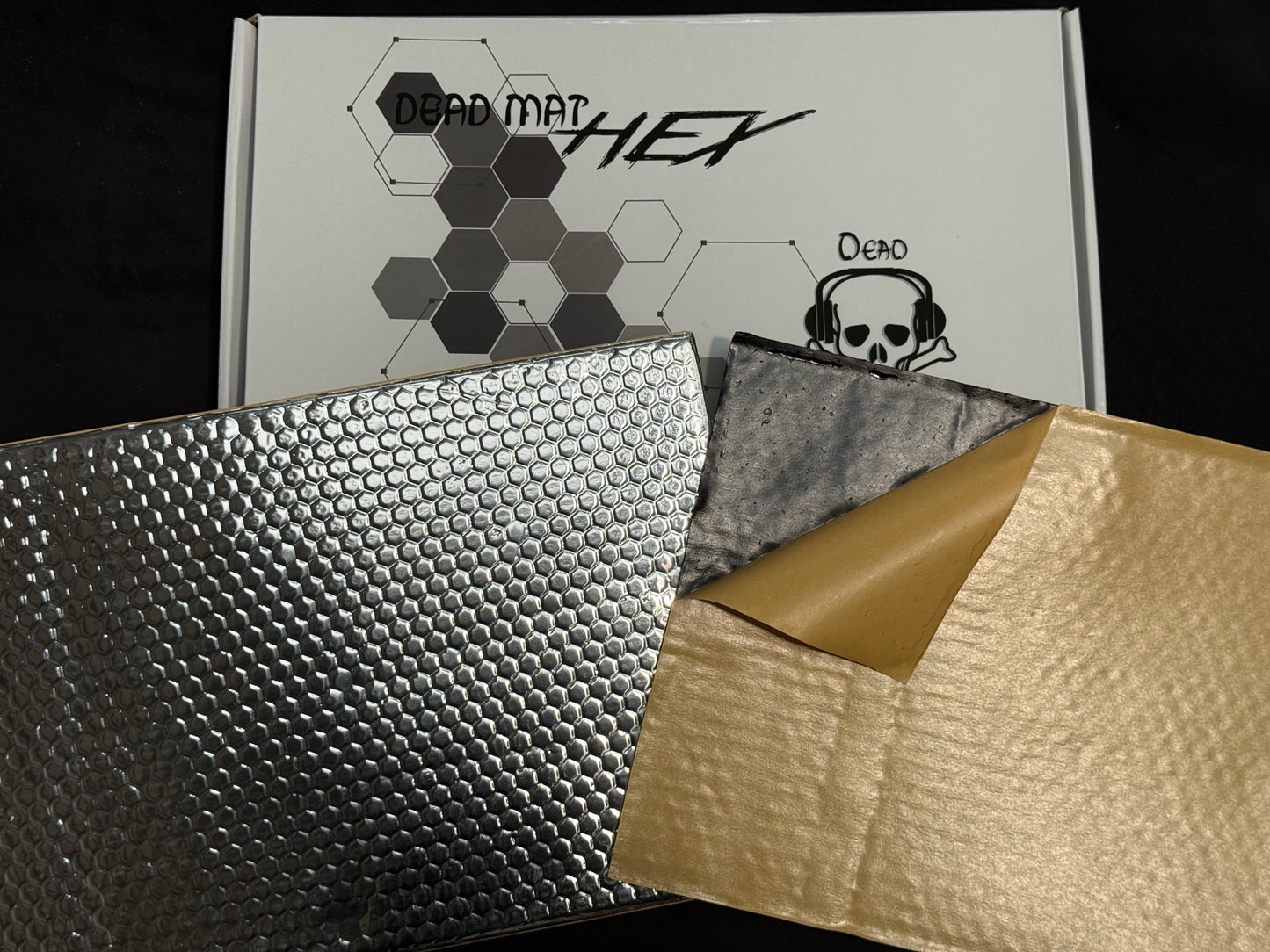 Dead Mat Hex Butyl Sound Deadening Sheets 10 Pack 1.8mm